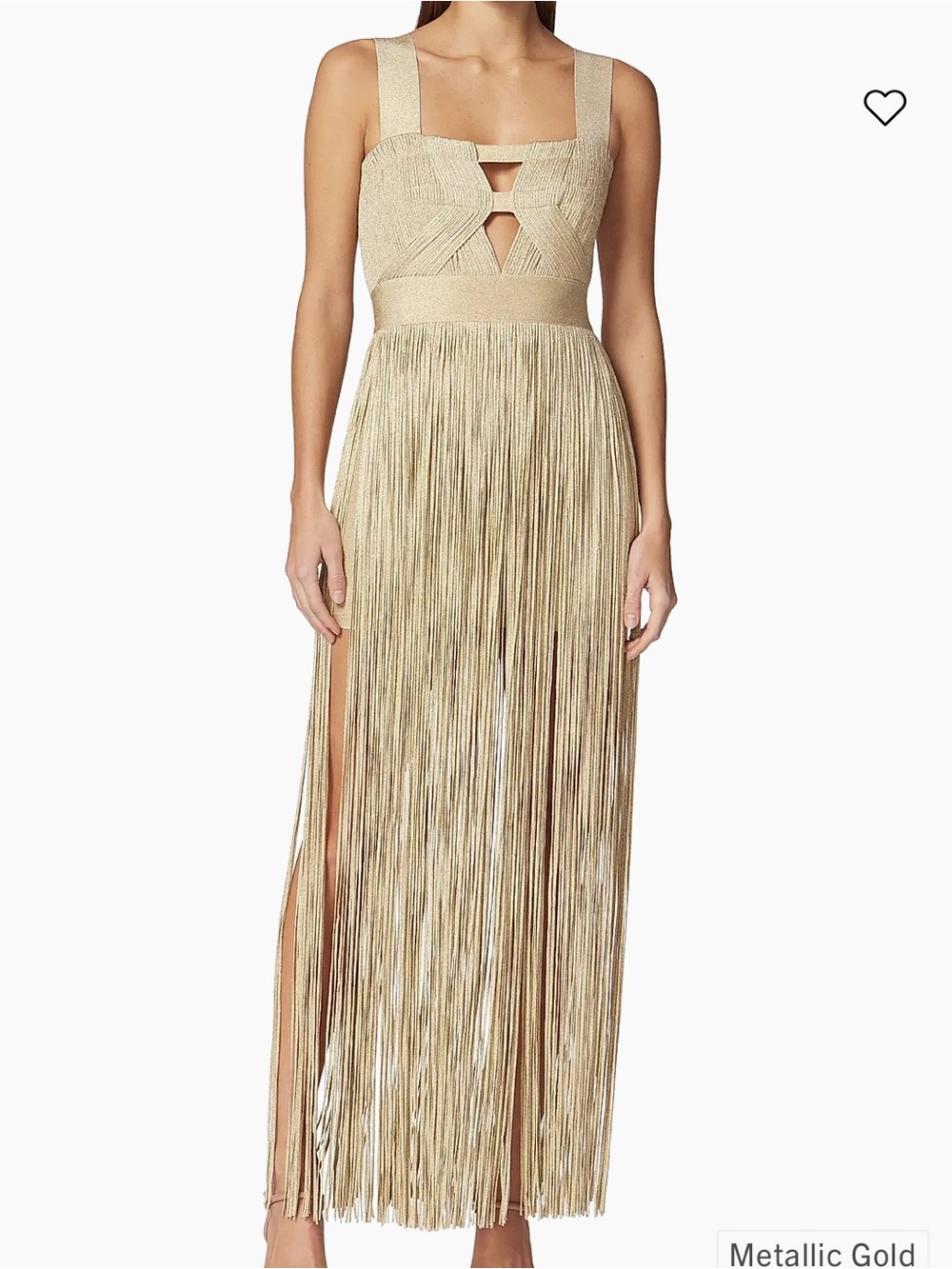 Herve Leger Contour Fringe Dress